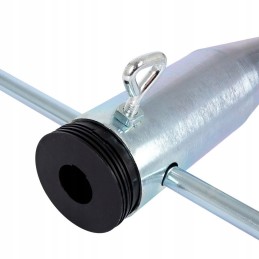 Prisukamas stovas metaliniam sodo paplūdimio skėčiui