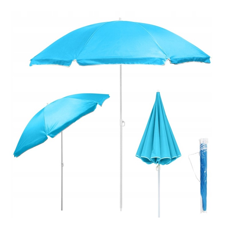 didelis sodo paplūdimio skėtis, sulankstomas, 160 cm