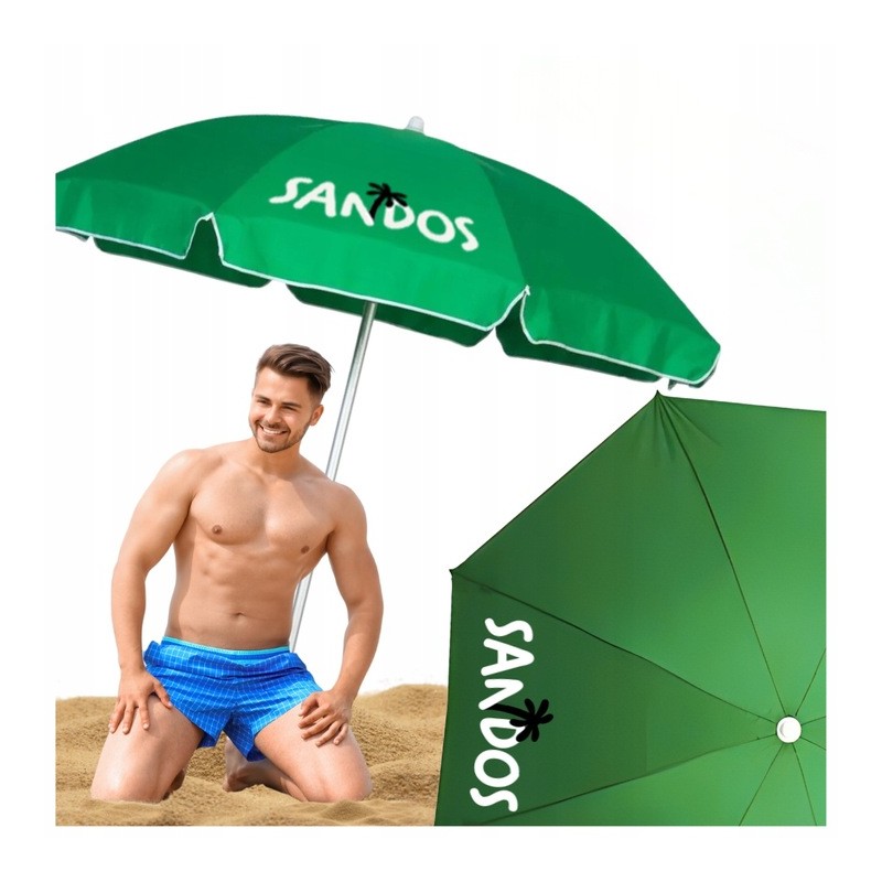 didelis paplūdimio skėtis, kempingas, sodas, sulankstomas, terasa, balkonas, reguliuojamas 160