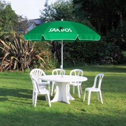didelis paplūdimio skėtis, kempingas, sodas, sulankstomas, terasa, balkonas, reguliuojamas 160