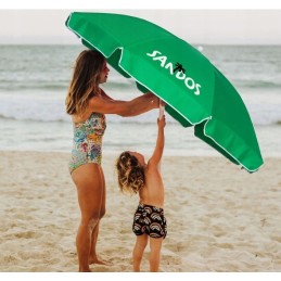 didelis paplūdimio skėtis, kempingas, sodas, sulankstomas, terasa, balkonas, reguliuojamas 160