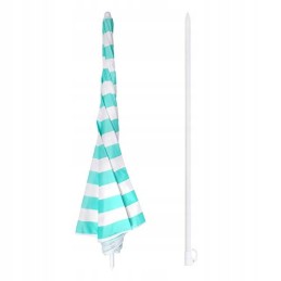 Skėtis nuo saulės 160 cm uv 20+ juostelės