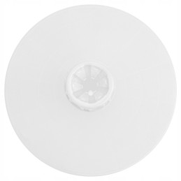 Apvalus baltas sodo skėčio pagrindo stovas