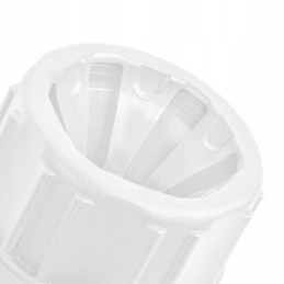 Apvalus baltas sodo skėčio pagrindo stovas