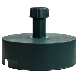 Apvalus žalias sodo skėčio pagrindo stovas