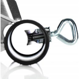 Balkono skėčio laikiklis balkonui, metaliniam turėklui, didelis, reguliuojamas, xxl