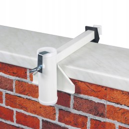 Skėčio laikiklis sienai iki 35 mm, baltas