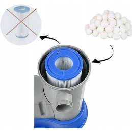 500g filter balls for pool pumps, sand, cartridge, jacuzzi