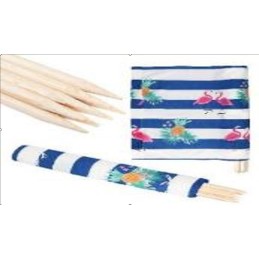 Paplūdimio ekranas paplūdimiui, 6 metrai, dryžiai, flamingai, ananasai