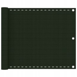 HDPE ekranas 75x600 cm, tamsiai žalias, atsparus pelėsiui ir UV spinduliams, pralaidus vėjui