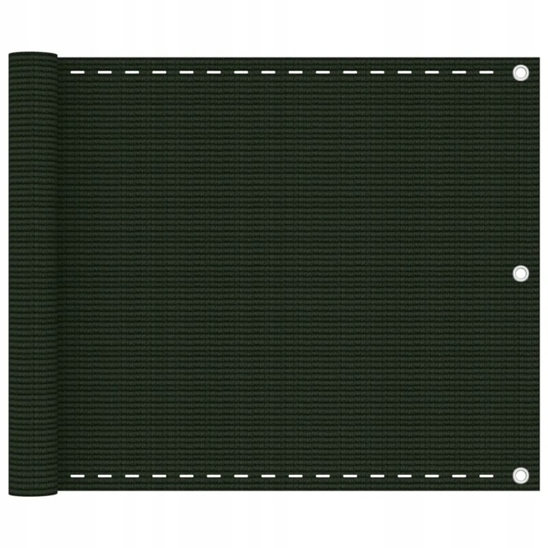 HDPE ekranas 75x600 cm, tamsiai žalias, atsparus pelėsiui ir UV spinduliams, pralaidus vėjui