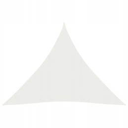 Sodo pavėsinė burė terasinei markizei balta, 3x3x3 m, HDPE