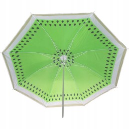 Ištraukiamas sodo paplūdimio skėtis 180 cm su kivi motyvu ir reguliavimu