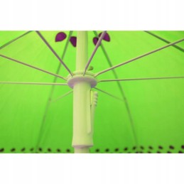 Ištraukiamas sodo paplūdimio skėtis 180 cm su kivi motyvu ir reguliavimu