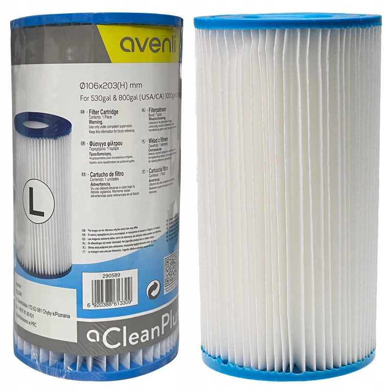 Jilong III 290589 baseino siurblio filtrų įdėklai