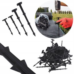 50vnt kaiščiai agrotekstilei 25cm agrotekstilės inkariniai kaiščiai agrotekstilei