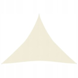 HDPE šešėlinė burė, kreminė, 4,5x4,5x4,5 m