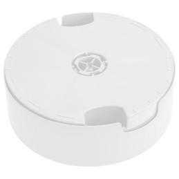 Apvalus baltas sodo skėčio pagrindo stovas