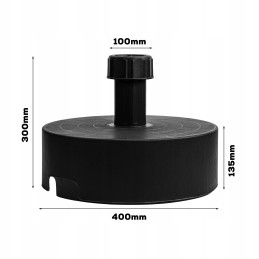 Apvalaus grafito sodo skėčio pagrindo stovas