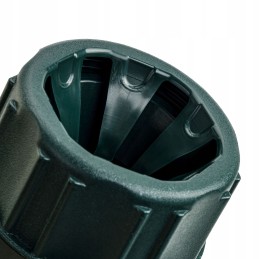 Apvalus žalias sodo skėčio pagrindo stovas