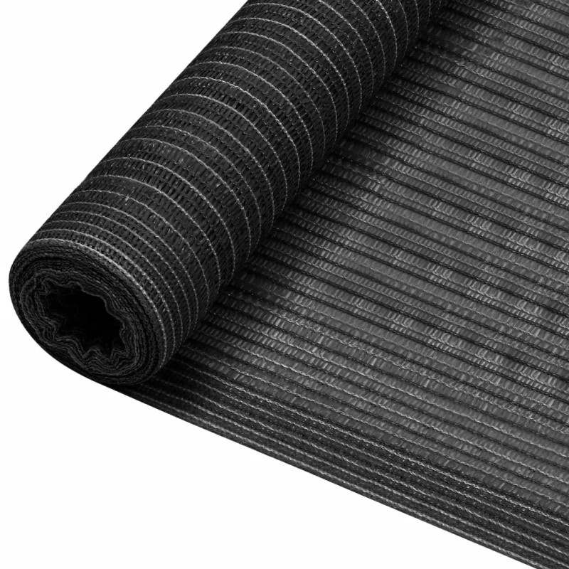 Šešėlių tinklelis, antracitas, 1x10 m, HDPE, 150 g/m²