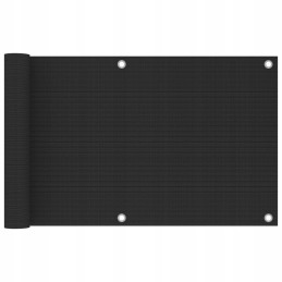 HDPE balkono ekranas 75x500 cm antracitas