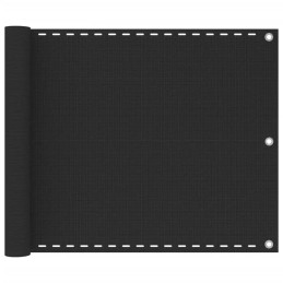 HDPE balkono ekranas 75x500 cm antracitas