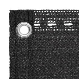 HDPE balkono ekranas 75x500 cm antracitas