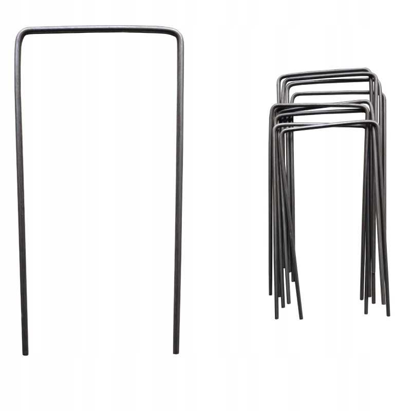 Metaliniai smeigtukai įvairių tipų agrotekstilei, agrotekstilei ir geotekstilei tvirtinti prie žemės, taip pat smeigtukai kurmių