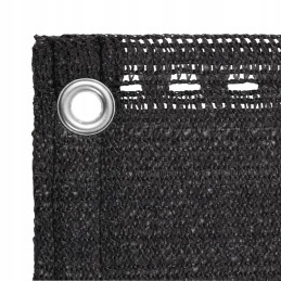 HDPE balkono ekranas 75x500 cm antracitas