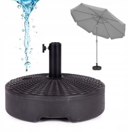 Skėčio svorio pagrindas, pripildytas vandens, patvari HDPE medžiaga, 22l