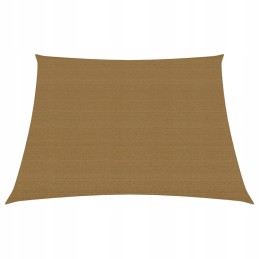 HDPE šešėlinė burė, pilkai ruda, 3/4 x 2 m