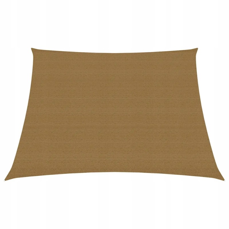 HDPE šešėlinė burė, pilkai ruda, 3/4 x 2 m