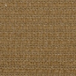 HDPE šešėlinė burė, pilkai ruda, 3/4 x 2 m