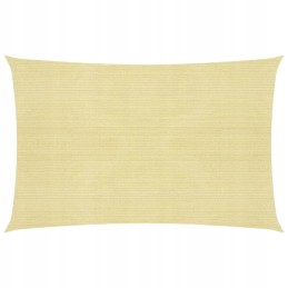 Vidaxl saulės burė 160 g m2 smėlio spalvos 2x3 m HDPE