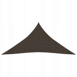 Vidaxl saulės burė 160 g m2 ruda 3x4x4 m hdpe