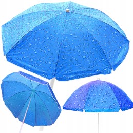 Sodo skėtis, paplūdimio raštas, lašeliai, skersmuo 225cm