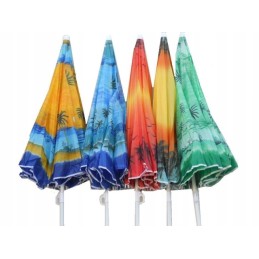 Sodo skėtis, paplūdimio raštas, lašeliai, skersmuo 225cm