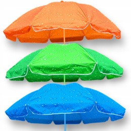 Sodo skėtis, paplūdimio raštas, lašeliai, skersmuo 225cm