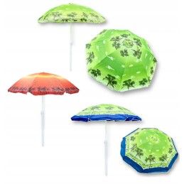 Sodo skėtis, paplūdimio raštas, lašeliai, skersmuo 225cm