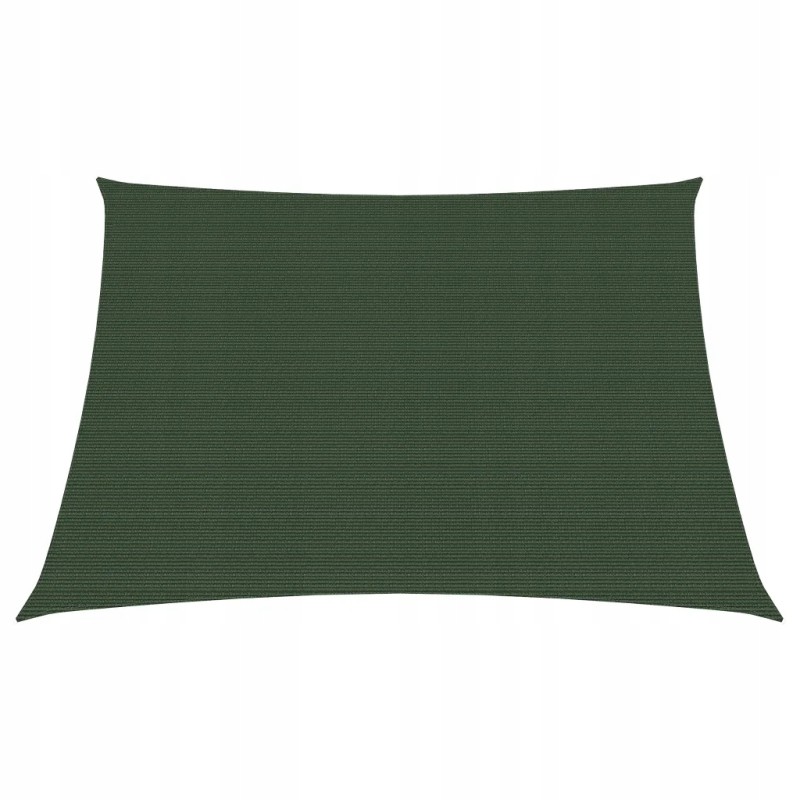 Vidaxl saulės burė 160 g m2 tamsiai žalia 3 4x2 m hdpe