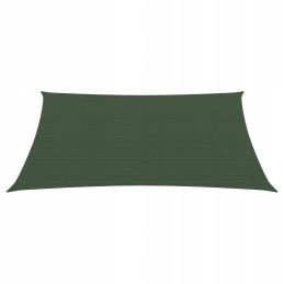 Vidaxl saulės burė 160 g m2 tamsiai žalia 3 4x2 m hdpe