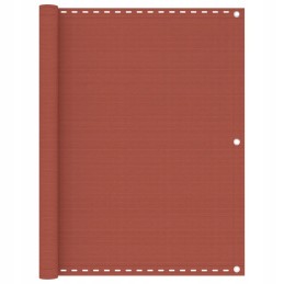 HDPE balkono ekranas 120x500 cm terakotos
