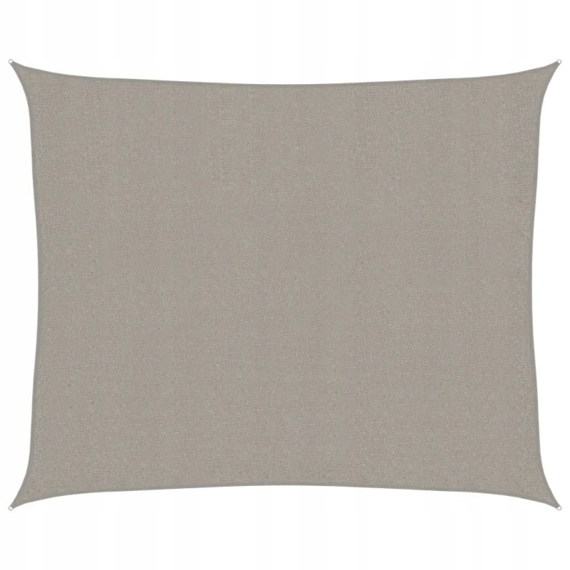 Šešėlinė burė, 160 g/m², šviesiai pilka, 2,5x3 m, HDPE