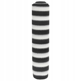 Tinklelis, antracitas ir baltas, 2x10 m, HDPE, 75 g/m²