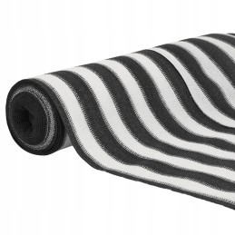 Tinklelis, antracitas ir baltas, 2x10 m, HDPE, 75 g/m²