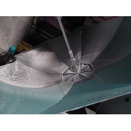 Didelė paplūdimio skėčio ekrano palapinė 2in1 UV filtras