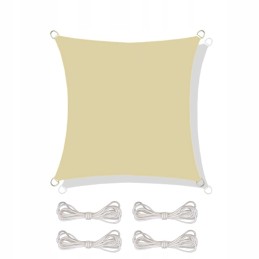 Burė nuo saulės, atspari vandeniui, sodo pavėsinė, kvadratinė, 3 6x3 6 be