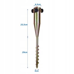 Įsukamas metalinis skėčio tvirtinimo pagrindas 1032887