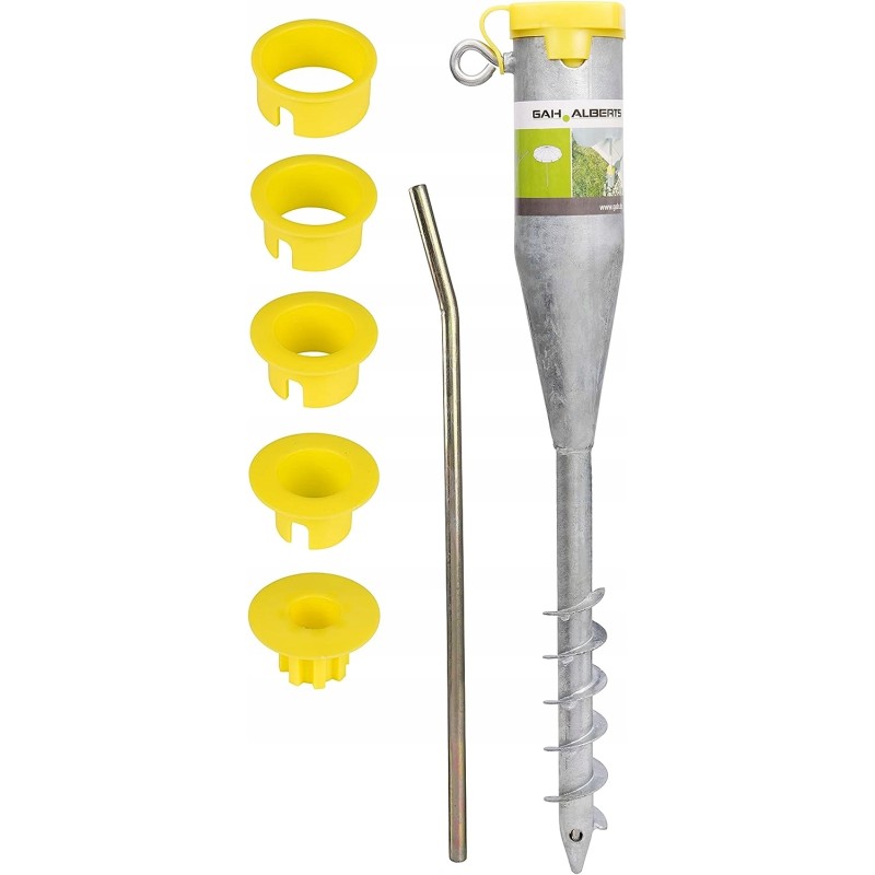 Alberts 610630 Įsukama vamzdžio grindų mova | tinka visiems vamzdžiams, kurių skersmuo nuo 25 iki 65 mm | karštai cinkuotas | il